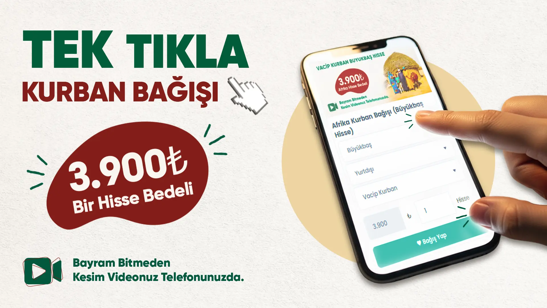 Tek Tıkla Kurban Bağışı Slider