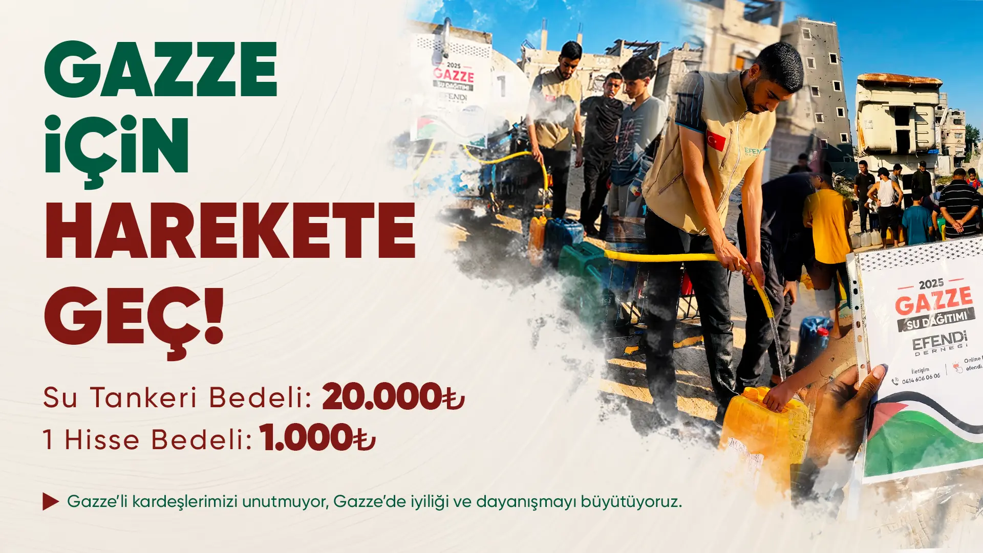 Gazze İçin Harekete Geç. Slider